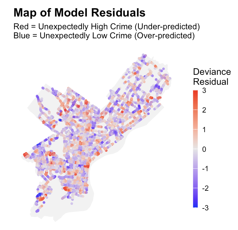 Safe Passage residuals map